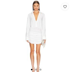 Oversized Shirted Bottom Mini Dress